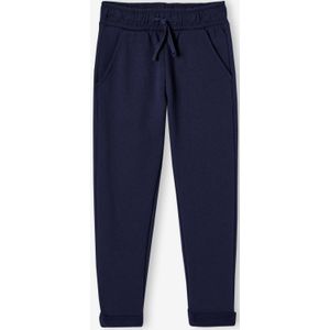 Broek jongen van molton inktblauw