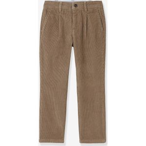 Chinobroek voor jongens in fluweel/velours CYRILLUS groen
