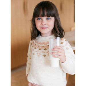 Vertbaudet - Jacquard Trui - Meisjes - Met Glinsterende Details