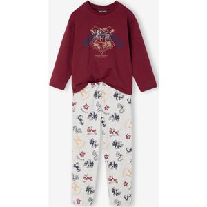 Harry Potter pyjama voor jongens bordeauxrood