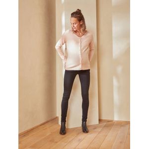 Naadloze - Skinny - Zwangerschapsjeans - Grijs/Zwart