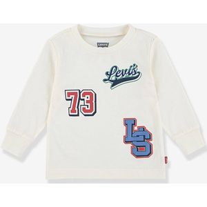 T-shirt met fantasielogo's LEVI'S lange mouwen ecru
