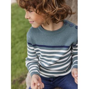 Jongenstrui - Marine - Tricot - 50% Katoen, 50% Acryl - Oeko-Tex Standard 100