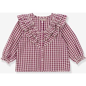 Konges Sløjd Overhemd - Kim - Sangria/Boter Check - Konges Sløjd - 1½ jaar (86) - Overhemd