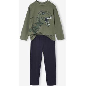 Tweekleurige pyjama JURASSIC WORLD jongen korstmos