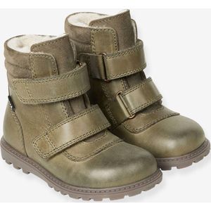 BUNDGAARD - TOKKER - Gevoerde Laarzen - Olijf - Brede Voeten