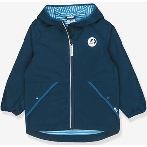 FINKID - PUUSKIAINEN - Outdoor Kinderjas - Turquoiseblauw - Zip-in Systeem