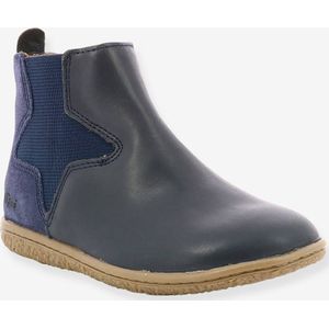 Meisjeslaarsjes Vermillon KICKERS metallic marineblauw