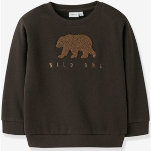 Sweatshirt - Regular Fit - Zacht - Lange Mouwen - Ronde Hals - 3D-borduring