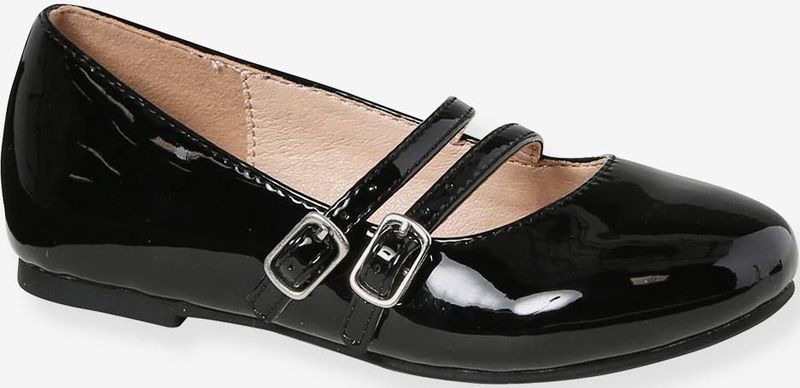 Ballerina's - Zwart - Met Dubbele Gesp