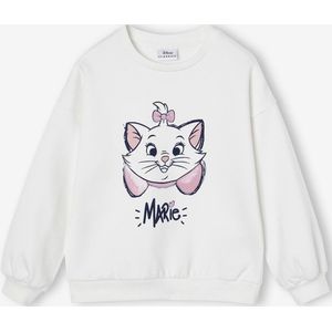 Meisjessweater met glitters Disney Marie De Aristokatten ecru