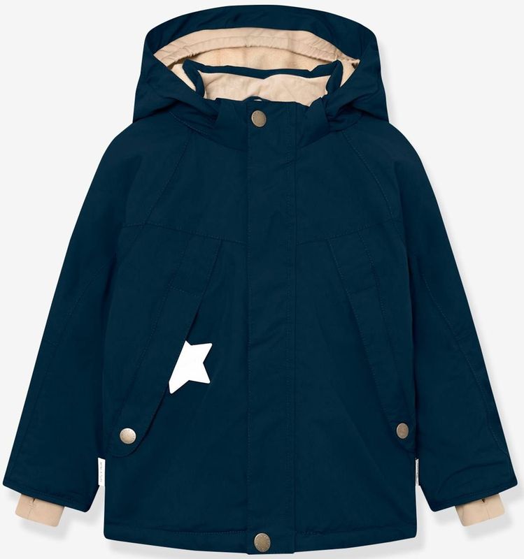 Jongenskleding - Donkerblauwe Jas - Fleecevoering - Voor Koele Dagen