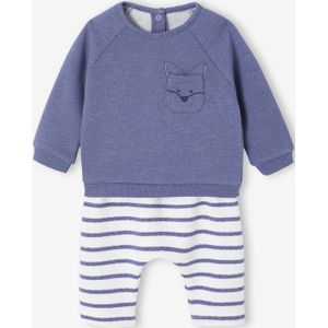 Set sweater en broek baby gemêleerd blauw