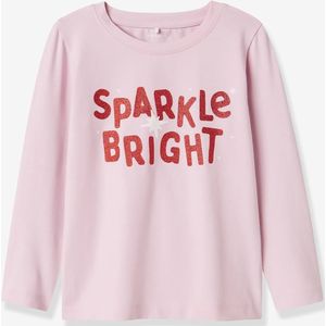 Biologisch Katoen - Top - Lange Mouwen - Glitterprint - Regular Fit