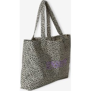 Maxi totebag Luipaard JONEN beige