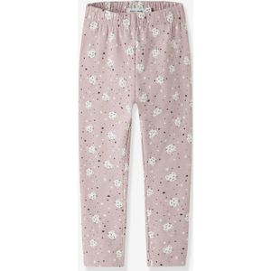 Gedrukte NMFDAVINA legging en velours voor meisjes van NAME IT lila