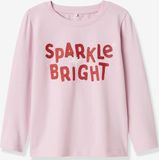 Biologisch Katoen - Top - Lange Mouwen - Glitterprint - Regular Fit