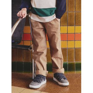 Losse chinobroek beige