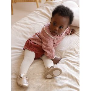 Babypakje bloomer + panty's terracottategel