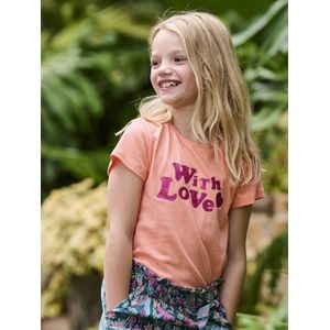 Meisjesshirt - Fantasiemotief - Korte Mouwen - Katoen - Kleurvarianten