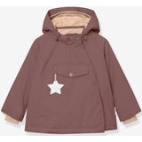 Unisex - Fleece Gevoerde Jas - Pruim - Voor Baby's