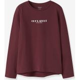 T-shirt met lange mouwen NKFVIX meisje NAME IT bordeauxrood