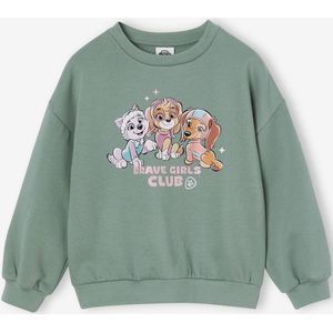 Meisjessweater Disney Paw Patrol "Girl Club" groengrijs