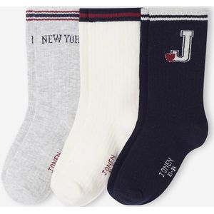 Set van 3 paar JONEN sokken voor meisjes ecru