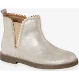 Leren Kuitlaarzen - Brons