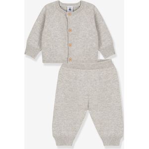 Petit Bateau - 2-delige Set - Boxpakje - Wit - 55% Wol, 45% Katoen
