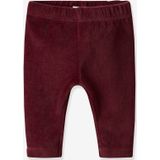 Legging en fluweel / velours NBFROXY baby meisje NAME IT bordeauxrood