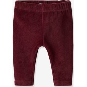 Legging en fluweel / velours NBFROXY baby meisje NAME IT bordeauxrood