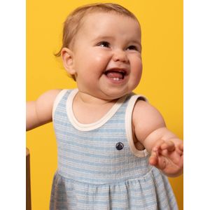 Mouwloze jurk PETIT BATEAU groen