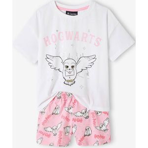 Tweekleurige pyjamashort voor meisjes Harry Potter rozen