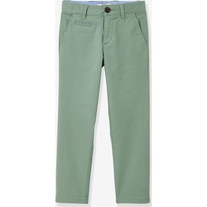 Jongensbroek in chinomodel groen
