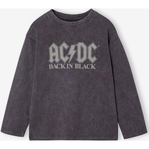 T-shirt met lange mouwen AC DC jongen antraciet
