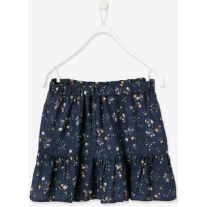 Vertbaudet - Bedrukte Meisjesrok - Bloemenprint - 100% Viscose