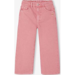 Wijde gekleurde meisjesbroek rozen