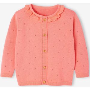 Babyvestje met kraag koraal