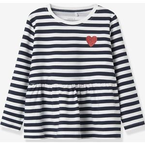 T-shirt met lange mouwen voor meisjes NMFLIONA NAME IT marineblauw