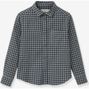 Geruit flanellen hemd voor jongens CYRILLUS groen