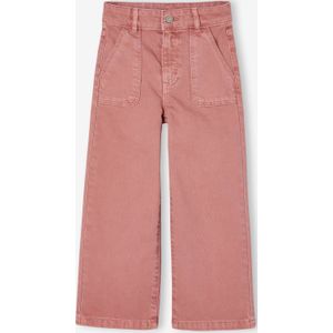 Wijde broek voor meisjes small Morpho oudroze