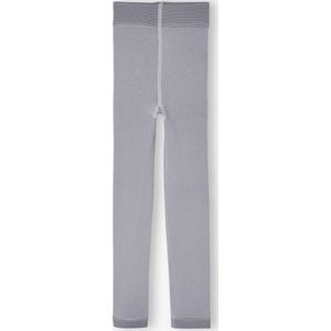 Fleece-legging voor meisjes parelgrijs