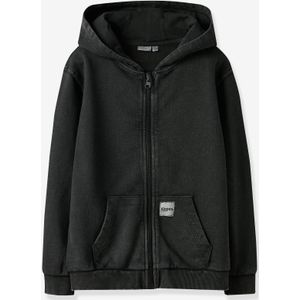 Sweater met rits NKMSVEN jongen NAME IT zwart