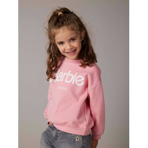 Barbie-sweater van molton snoepjesroze