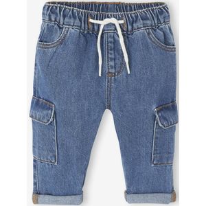 Denim babybroek stone
