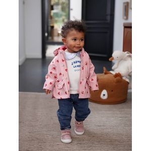 Regenjas met capuchon babymeisje rozen