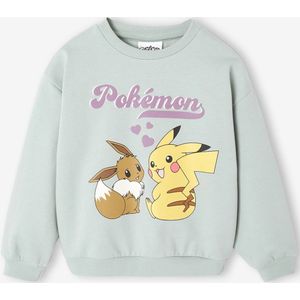 Pokemon sweater voor meisjes grijsblauw