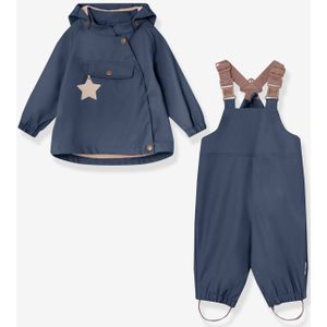 MINI A TURE - MATWAINIS - Regenjas en Laarsjes - Donkerblauw
