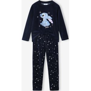 Disney - LILO & STITCH - Pyjama - Marineblauw - Fluweel / Velours